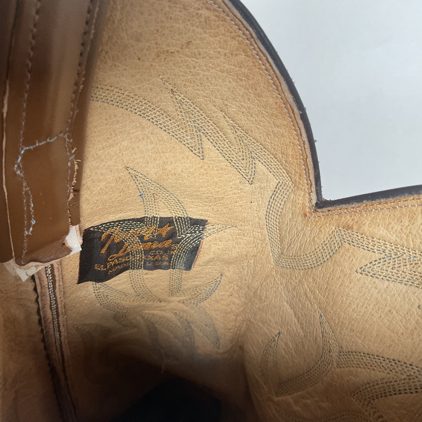 Vintage Tony Lama Python Cowboy Boots | Snakeskin | Gold Label | 10.5 D