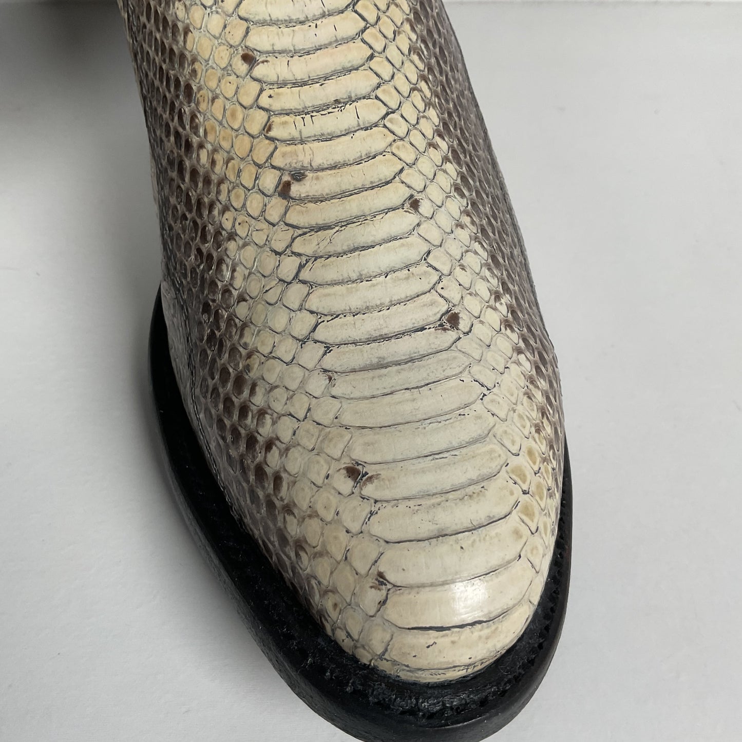 Vintage Tony Lama Water Snake Cowboy Boots | Snakeskin | Men’s 8.5 D