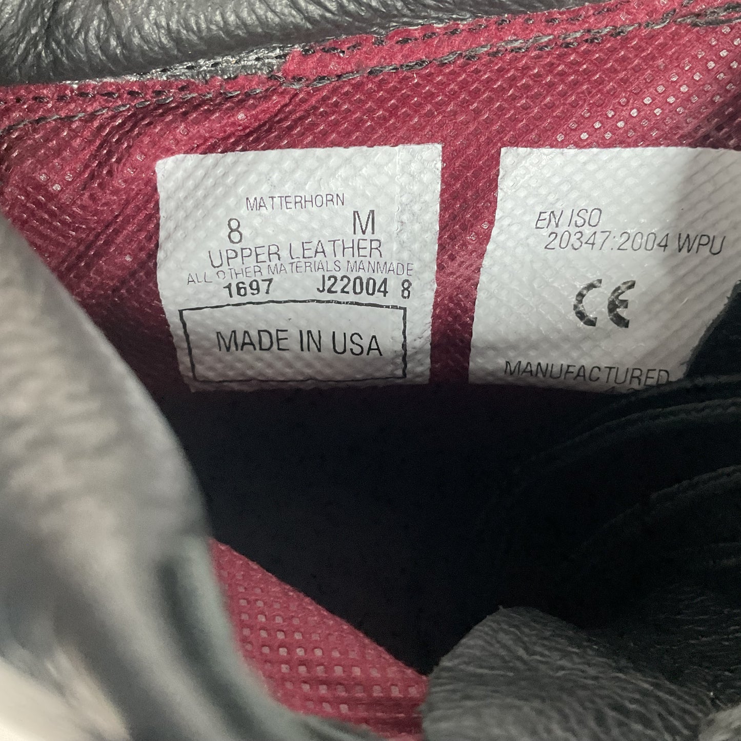 Matterhorn Military Combat Boots | USA Made | Black | Men’s 8 M