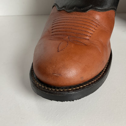 Olathe Tall Top Buckaroo Boots | USA Made | Overlay | Men’s 6 C | Women’s 7