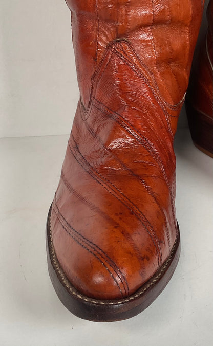 Full Eel Skin Cowboy Boots | Lee Shoes Custom | Exotic | Men’s 11
