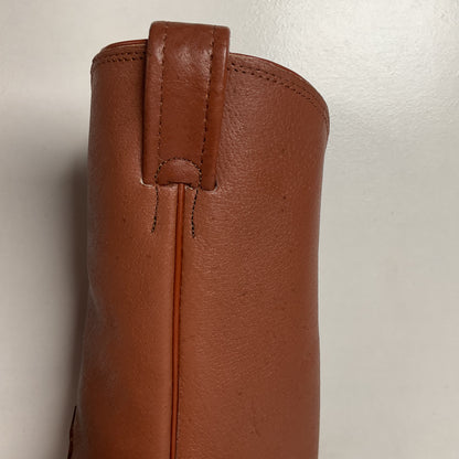 Vintage Nocona Pig Skin Cowboy Boots | Rust Brown | USA Made | Men’s 10 EEE