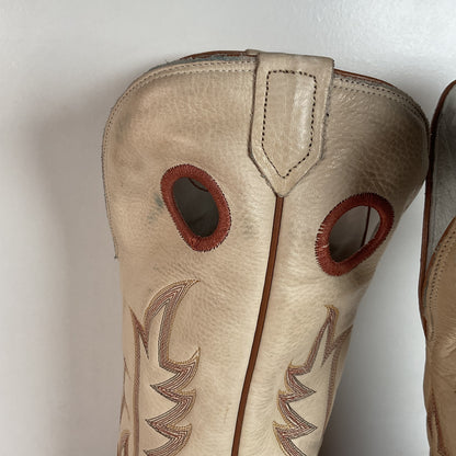 Tony Lama Buckaroo Cowboy Boots 12 D USA Made Sunset Renegade
