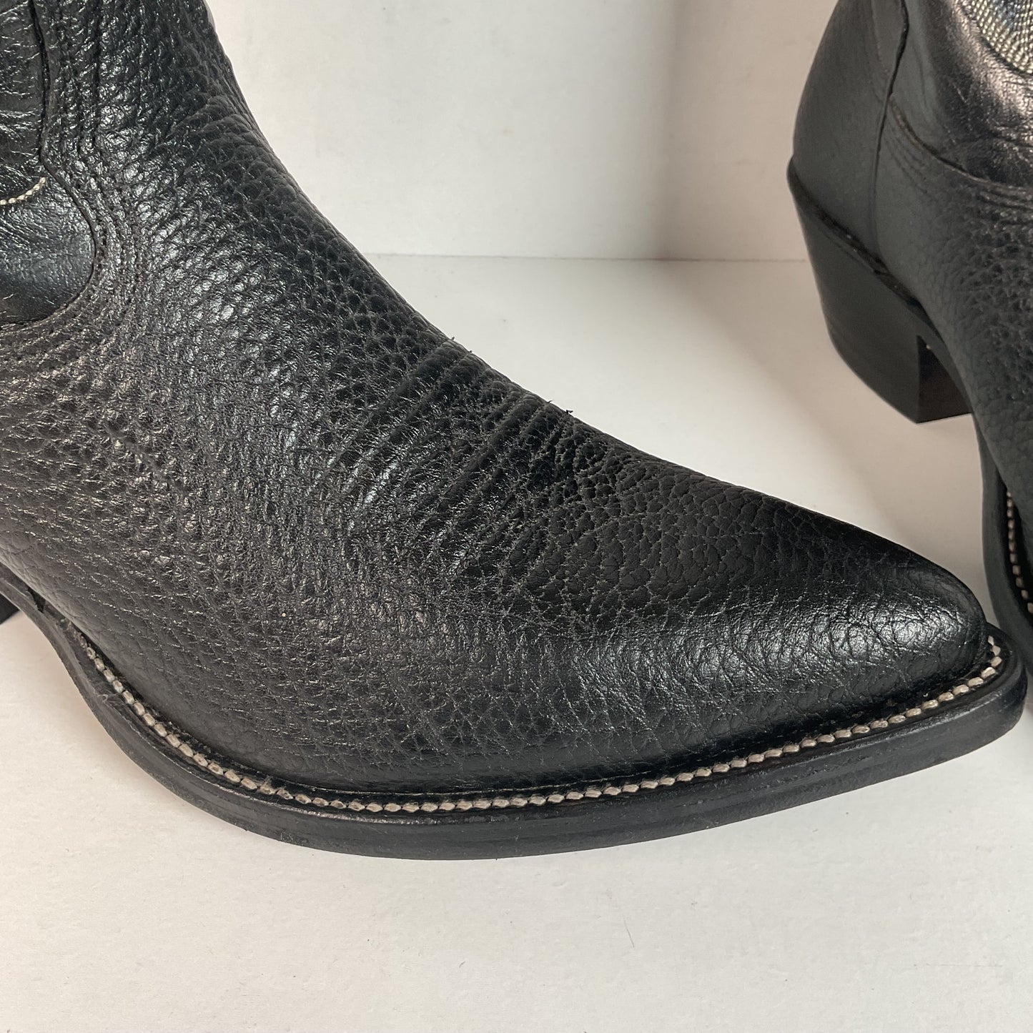 Vintage Nocona Bullhide Cowboy Boots | USA Made | Black | Men’s 8.5 D