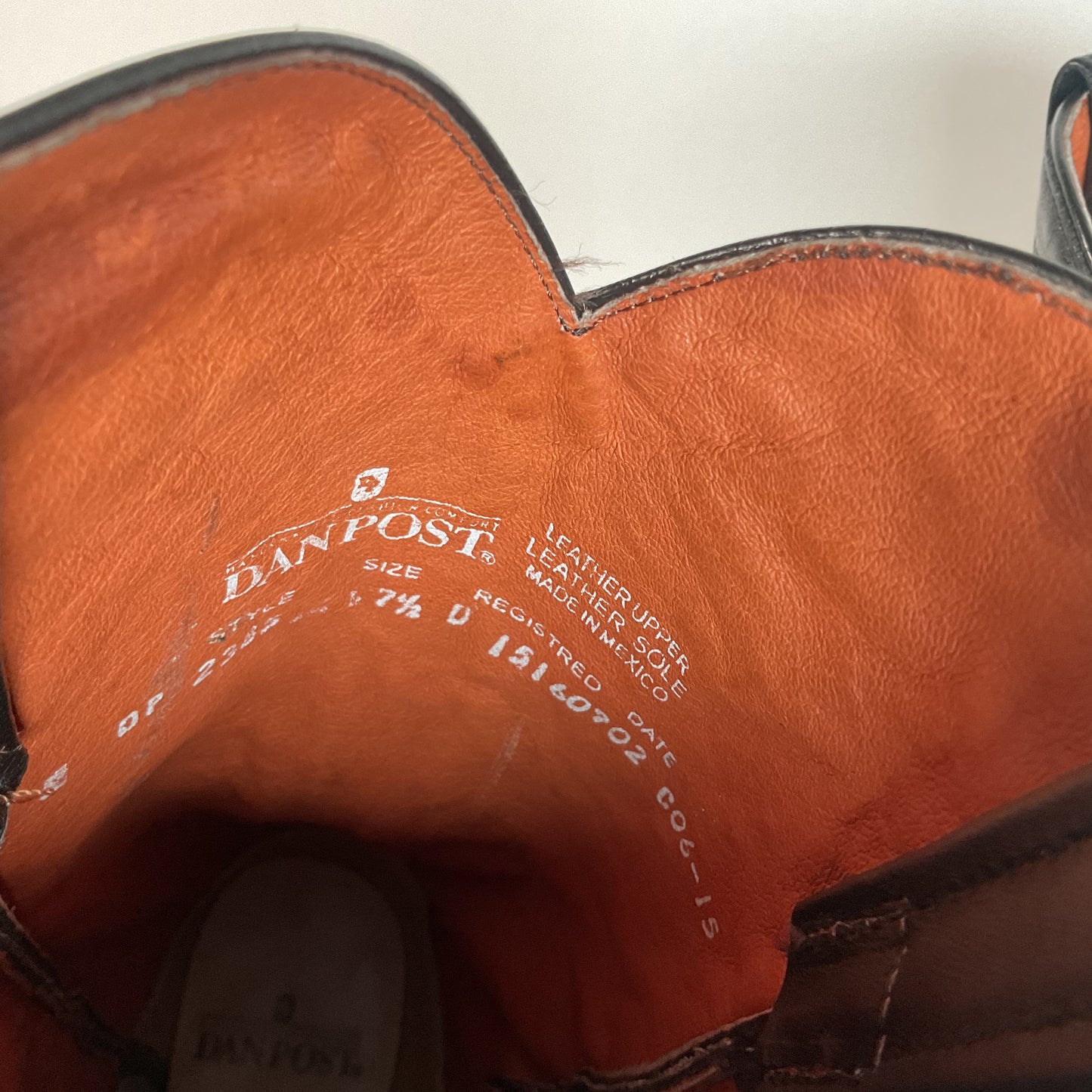 Dan Post Caiman Crocodile Cowboy Boots | Exotic | Blac | Men’s 7.5 D