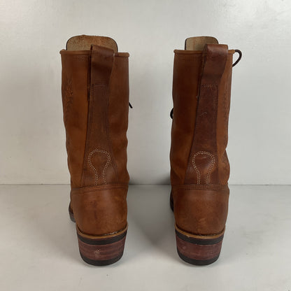 Vintage Abilene Lace Up Packer Boots Men’s 8.5 D USA Made
