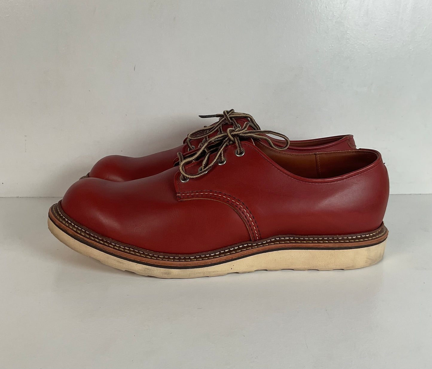 Red Wing Work Oxford Shoes 13 D USA Made Style 8001 Oro Russet