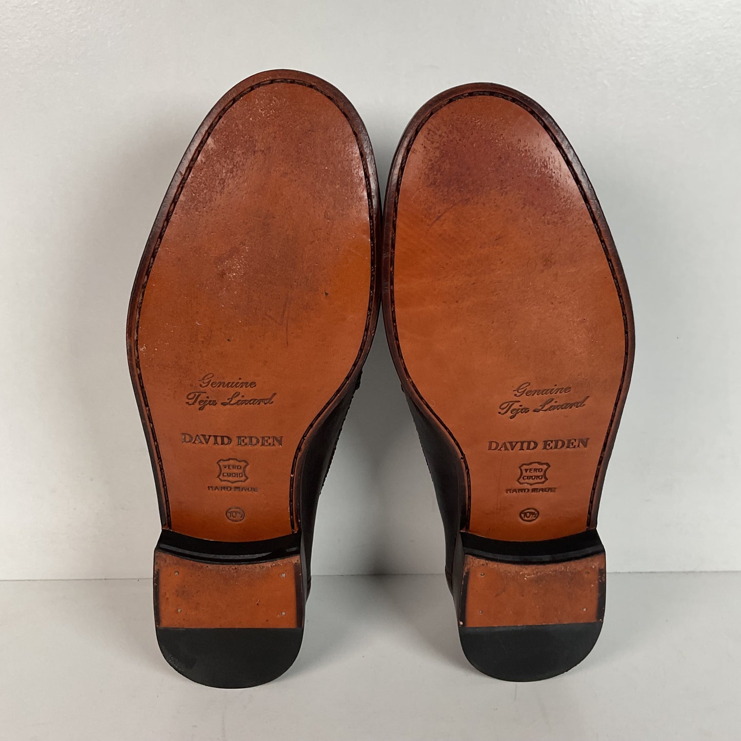 David Eden Lizard Loafers | Dark Brown | Men’s 10.5