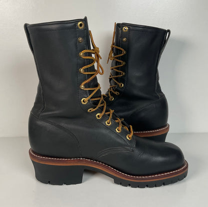 Vintage Chippewa Super Logger Boots | Soft Toe | USA Made | Men’s 9.5 D