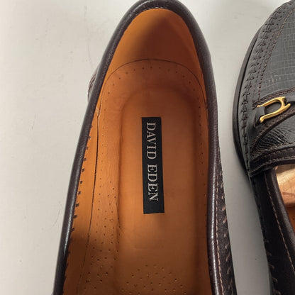 David Eden Lizard Loafers | Dark Brown | Men’s 10.5