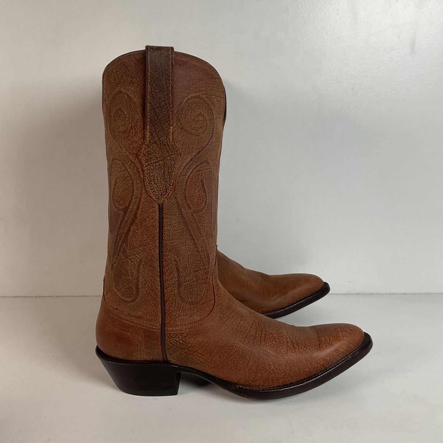 Black Jack Kangaroo Cowboy Boots — Exotic — Men’s 8 D
