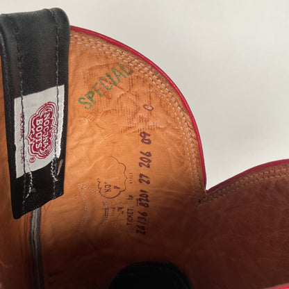 Vintage Nocona Cowboy Boots | Tooled Inlays | USA Made | Men’s 9 C