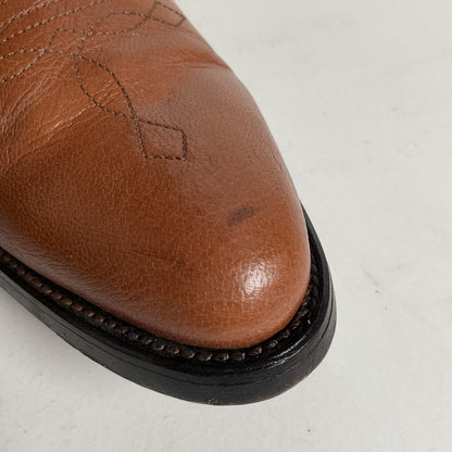 Montana Goat Skin Cowboy Boots | Brown | Men’s 8.5 D