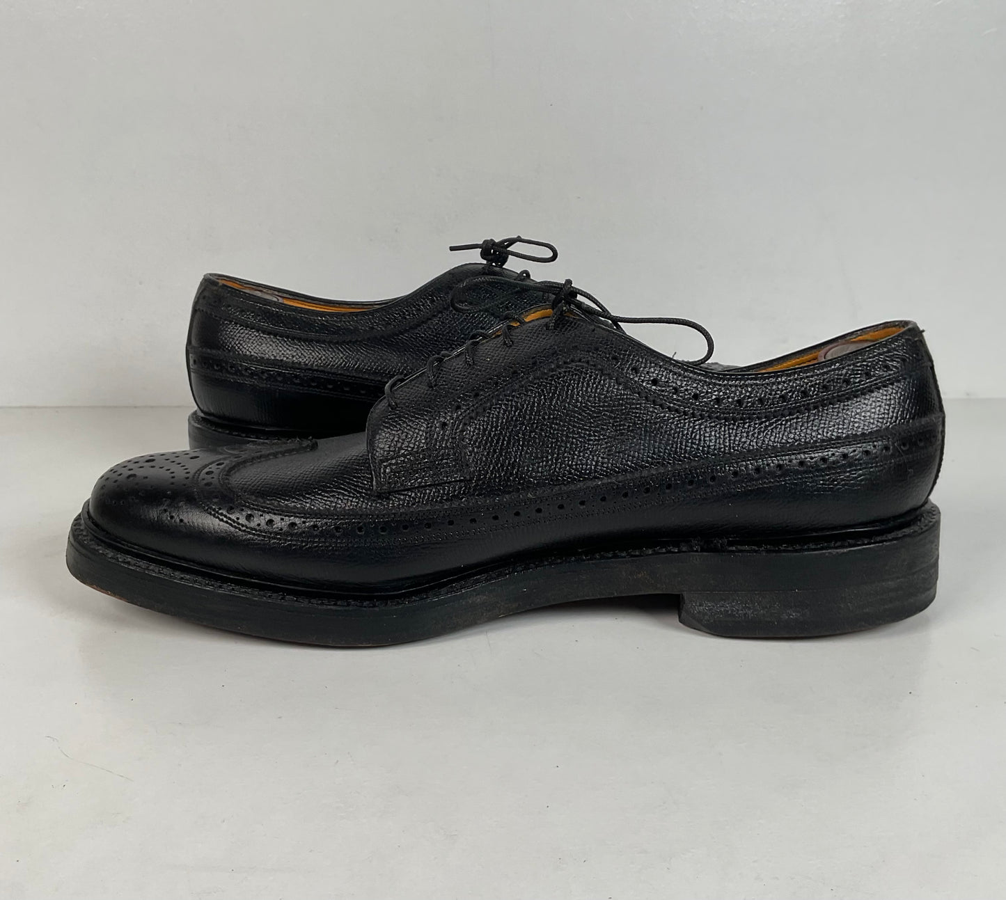 Vintage Florsheim Imperial Kenmoor Shoes | Brogued Longwing | Men’s 7.5 D