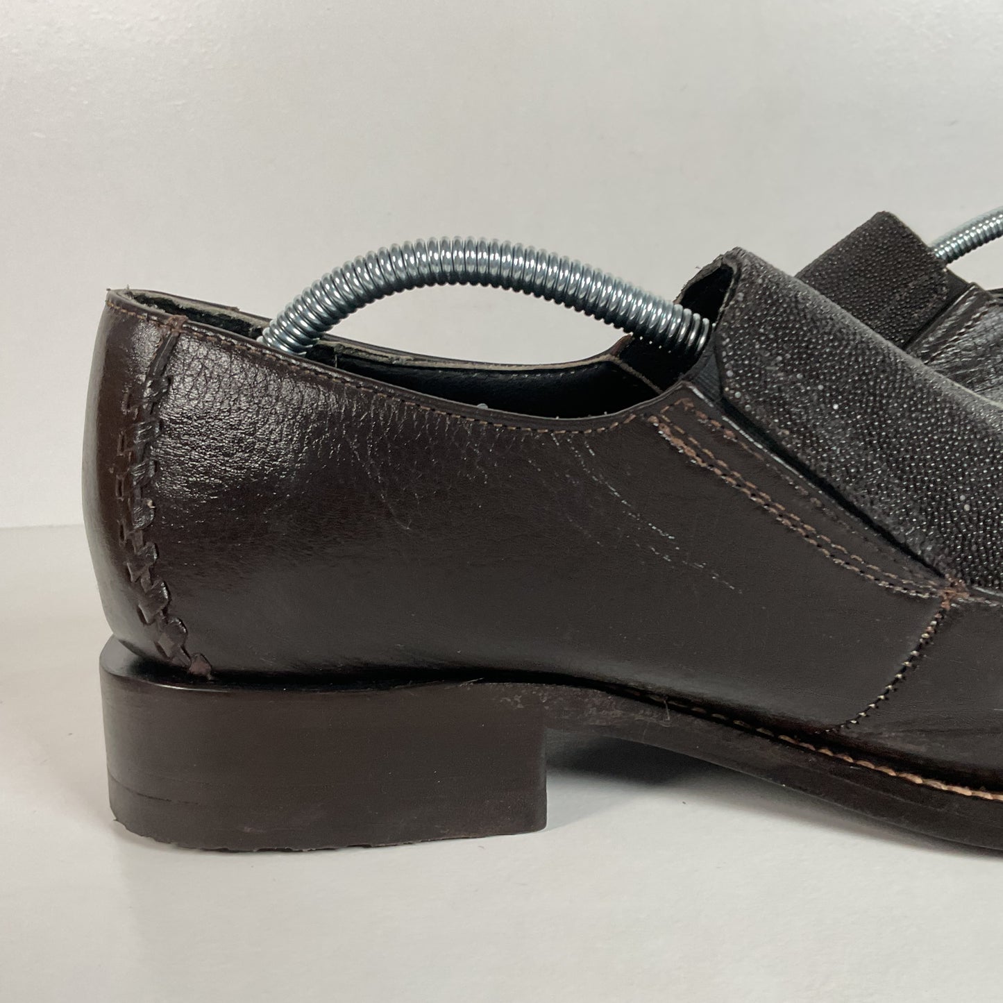 Stingray Mule Clogs | Western | Exotic | Dark Brown | Men’s 9