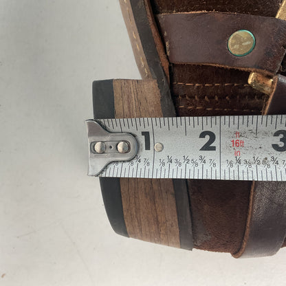 1970s Sears Chocolate Suede Harness Boots Men’s 10 B (Narrow) USA Made