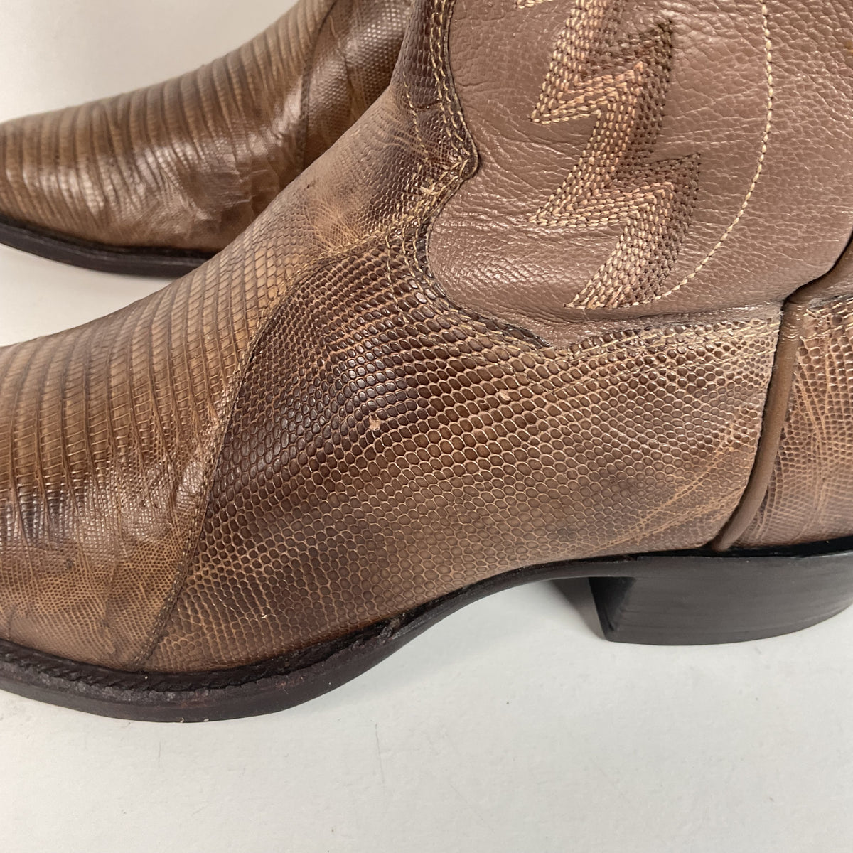 Vintage Panhandle Slim Teju Lizard Cowboy Boots | Men’s 9 D