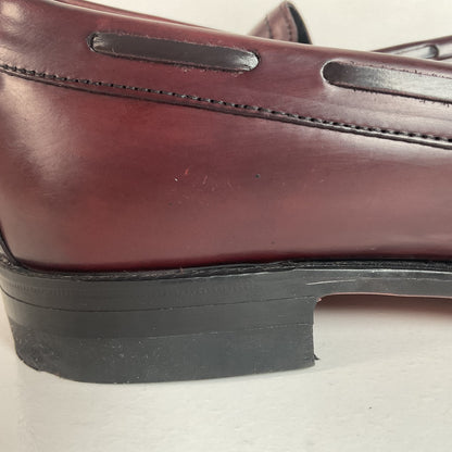 Vintage 1970s Hanover Handsewn Moccasin Loafers 10 D Genuine Shell Cordovan