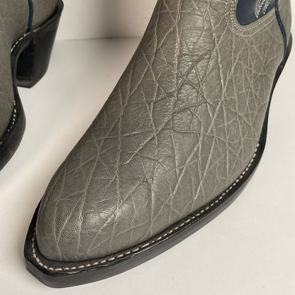 No Name Boot Company | Custom Elephant Cowboy Boots | Extra Wide | Men’s 10