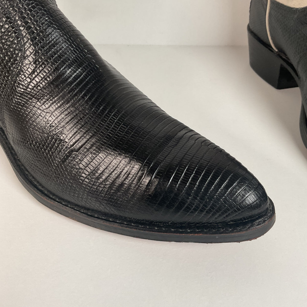 Vintage Dan Post Teju Lizard Cowboy Boots | USA Made | Men’s 10 D