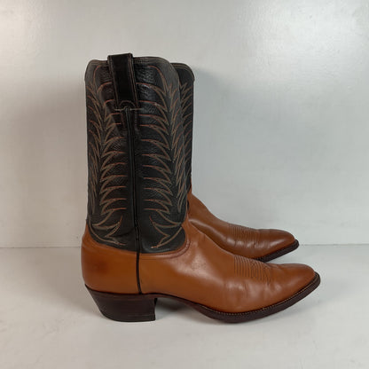 Vintage Justin Cowboy Boots | Calfskin | USA Made | Extra Narrow | Men’s 13 A