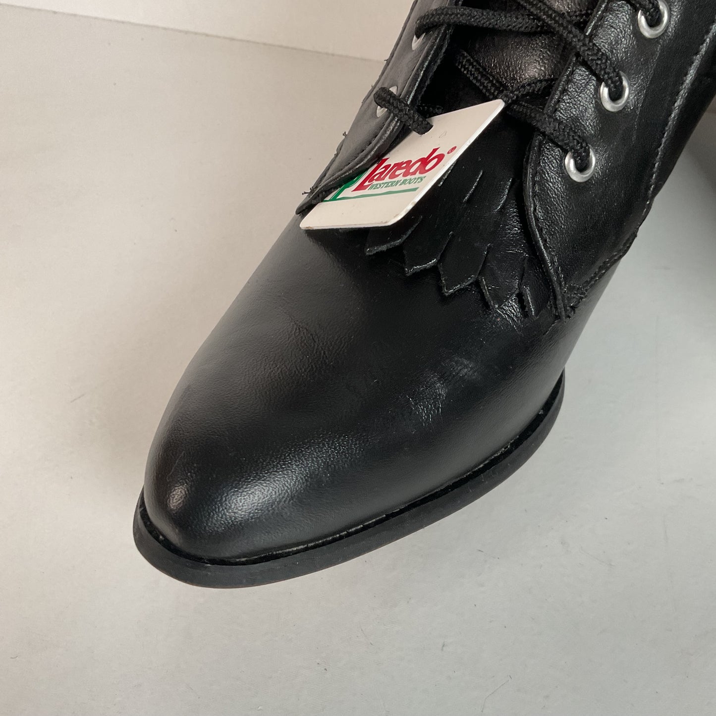 Laredo Edwardian Lace Up Boots | Western Packer | USA Made | Women’s 7 M