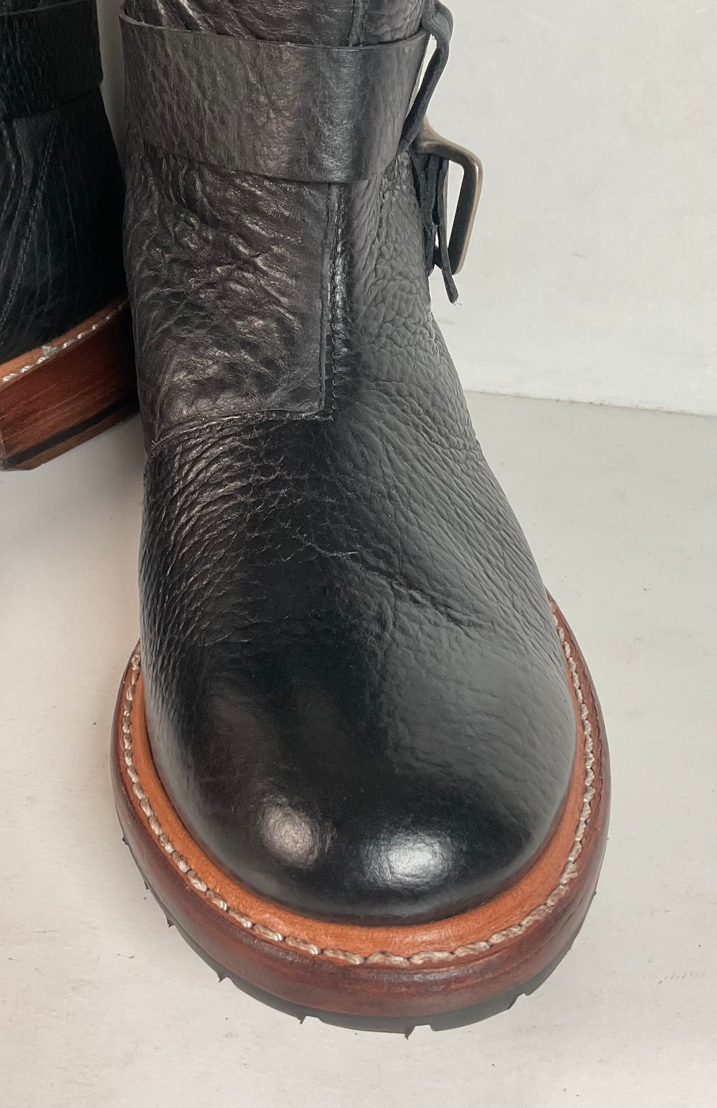 Ariat Two24 Bison Hide Engineer Boots 7 D Harness USA Made