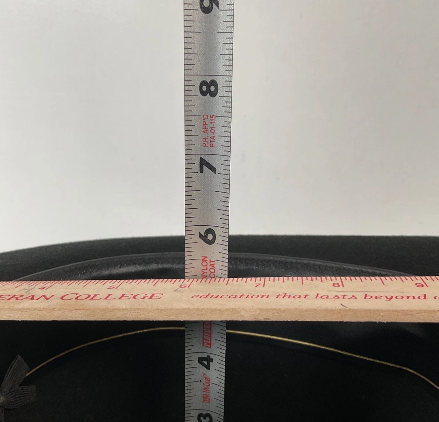 Vintage Stetson Cowboy Hat Black Felt XXX USA Made