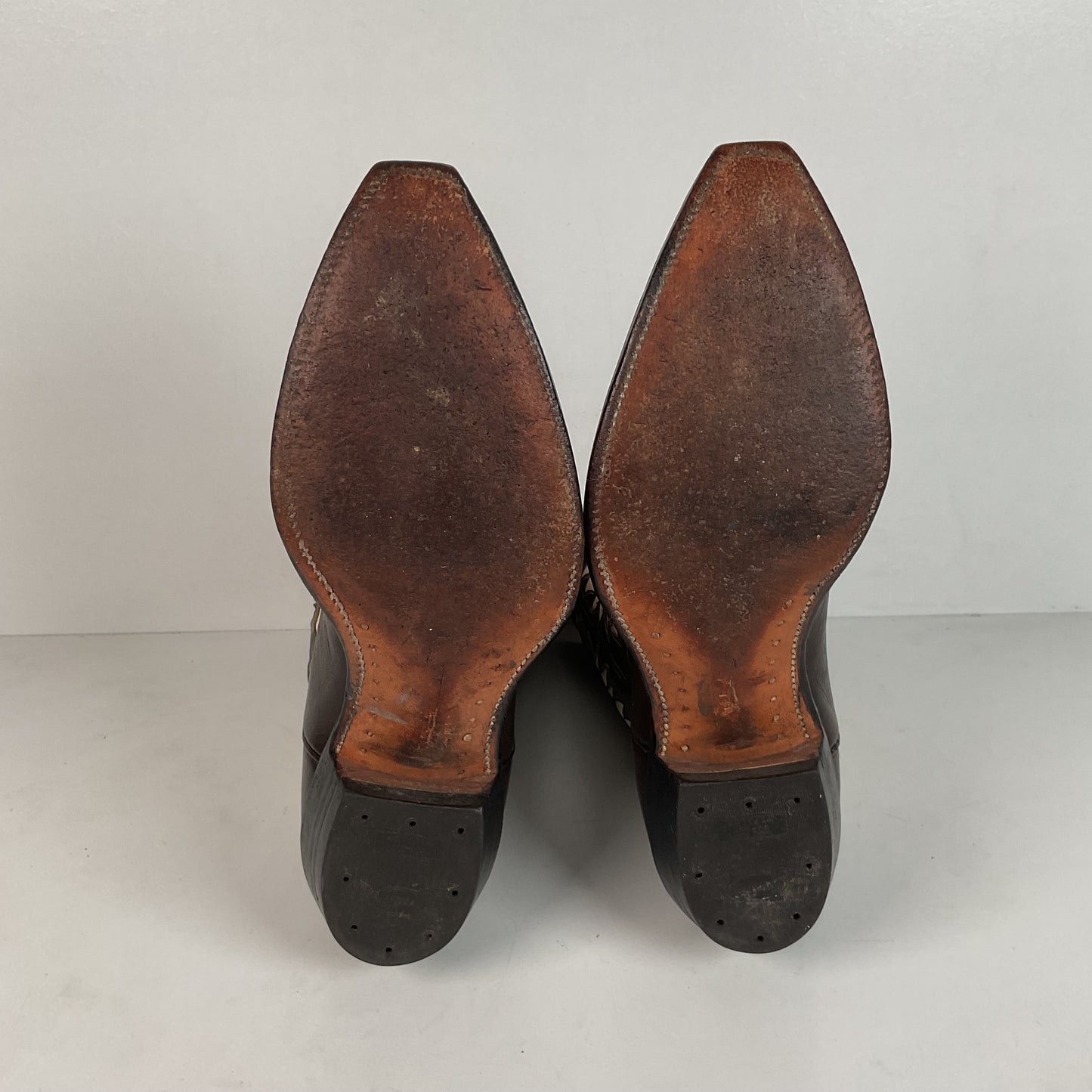 Vintage Justin Pee Wee Cowboy Boots | 1960s | Fort Worth Label | Men’s 9 C