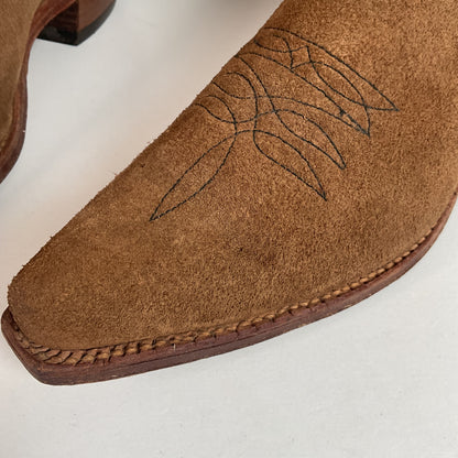 Vintage Sears Suede Cowboy Boots | Rough Out | 1960s-1970s | USA Made | 10 D