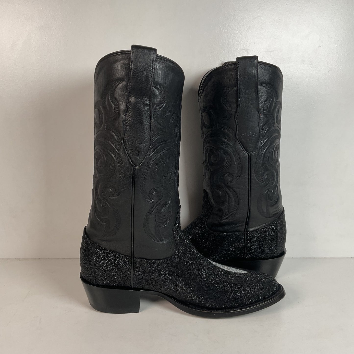 Los Altos Sea Stingray Cowboy Boots 10 D Exotic
