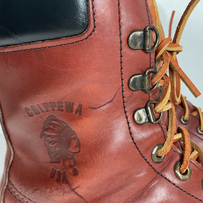 Vintage Chippewa Bird Shooter Boots | USA Made | Crepe | Soft Toe | Men’s 11 D