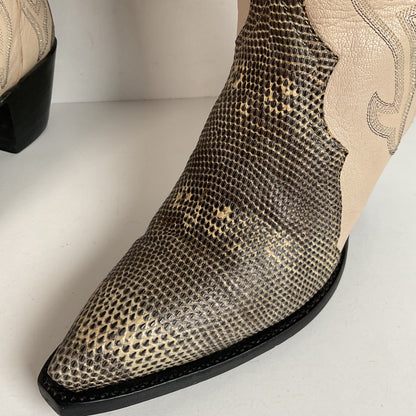 Vintage Ringtail Lizard Cowgirl Boots | USA Made | Custom | 1980s | Women’s 6 B