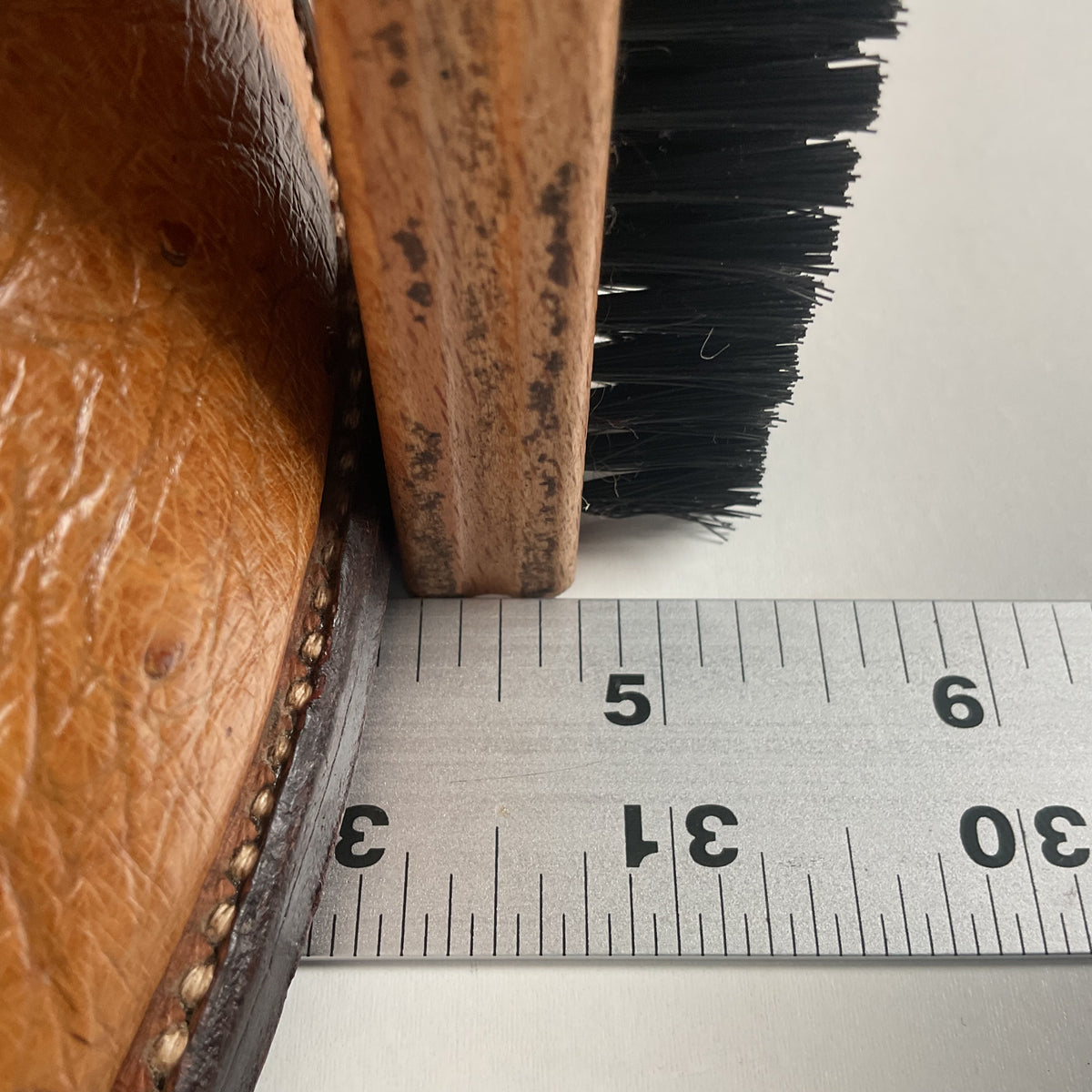 Vintage Dan Post Smooth Ostrich Cowboy Boots | Exotic | Tooled Overlay | 10.5 D