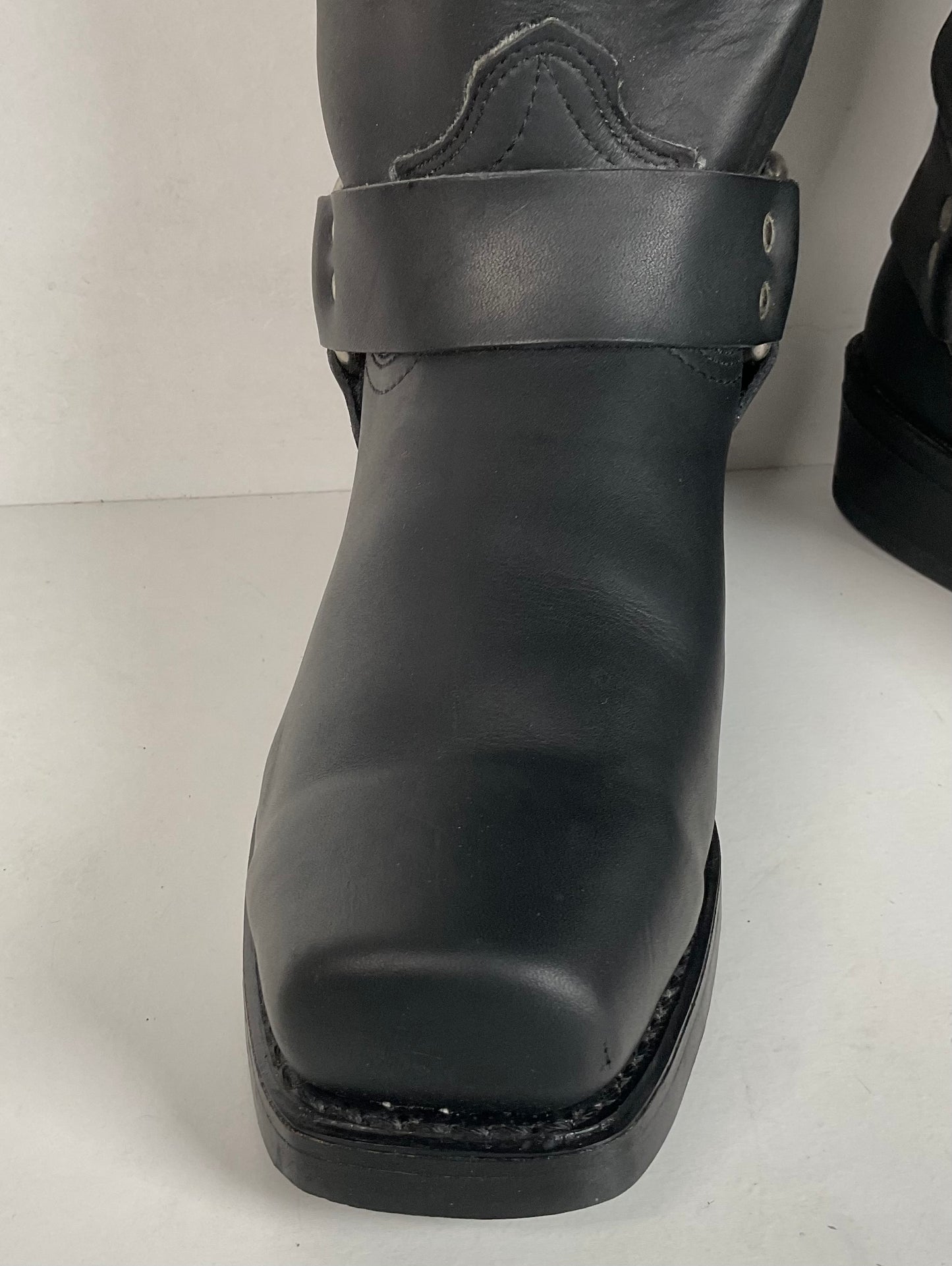 Vintage Durango Black Oiled Harness Boots | USA Made | Men’s 9 EE
