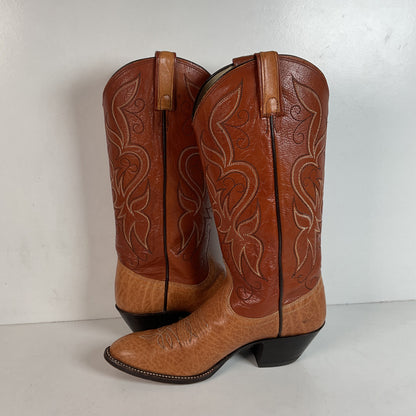 Dan Post Pre-Ban Rhino Cowboy Boots Women’s 8 C USA Made