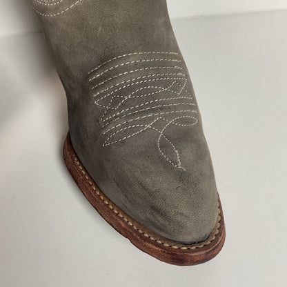 Vintage Texas Suede Cowgirl Boots | Buck Lace | USA Made | Women’s 7.5 M