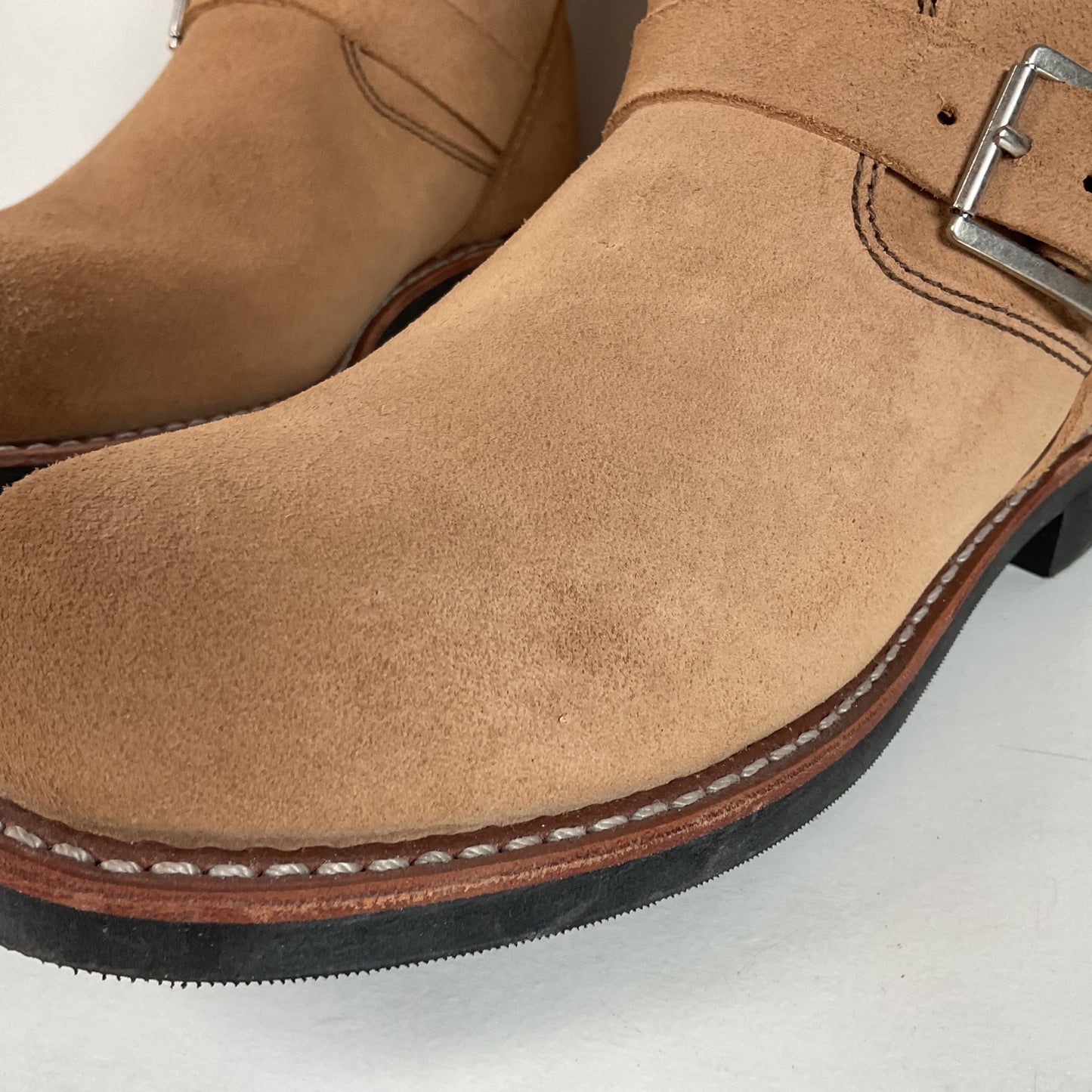 Red Wing Suede Engineer Boots | Rough Out | Sand Mojave | Women’s 8 B