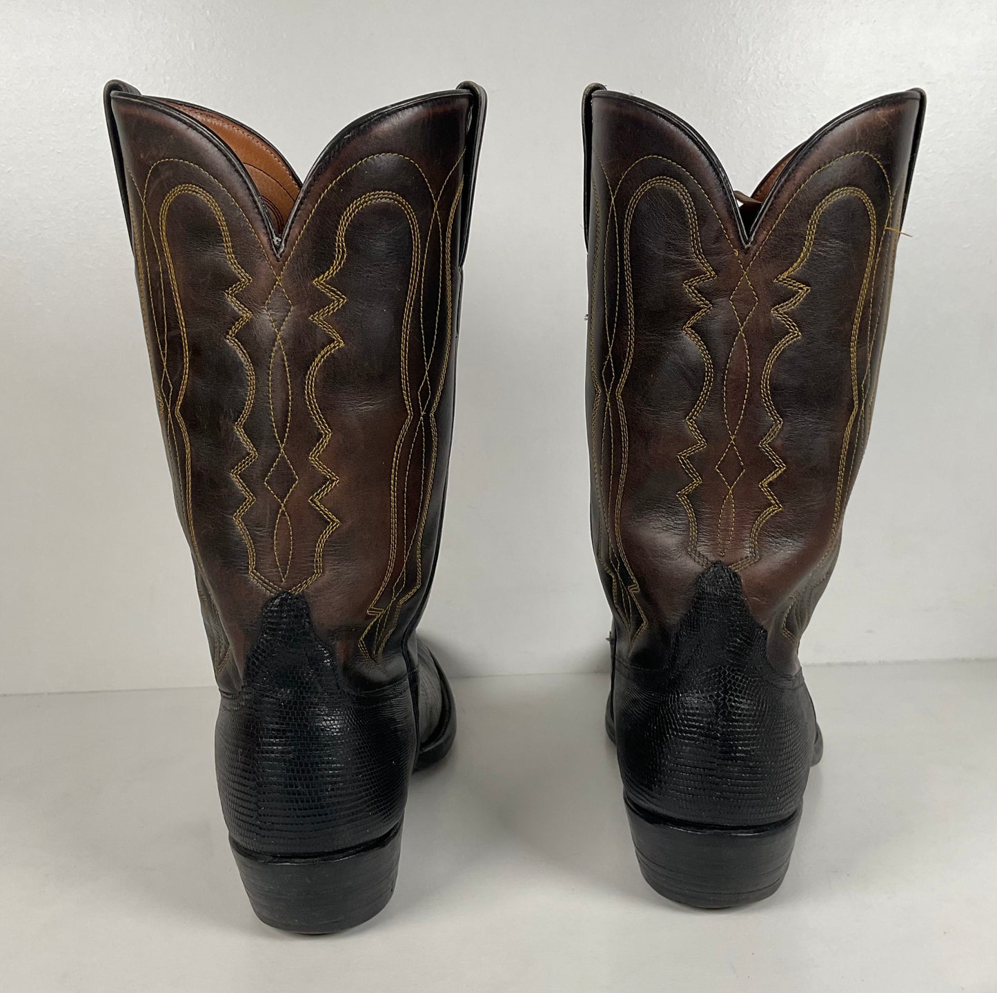 Vintage Rocky Carroll Cowboy Boots | Teju Lizard | Custom | Men’s 10