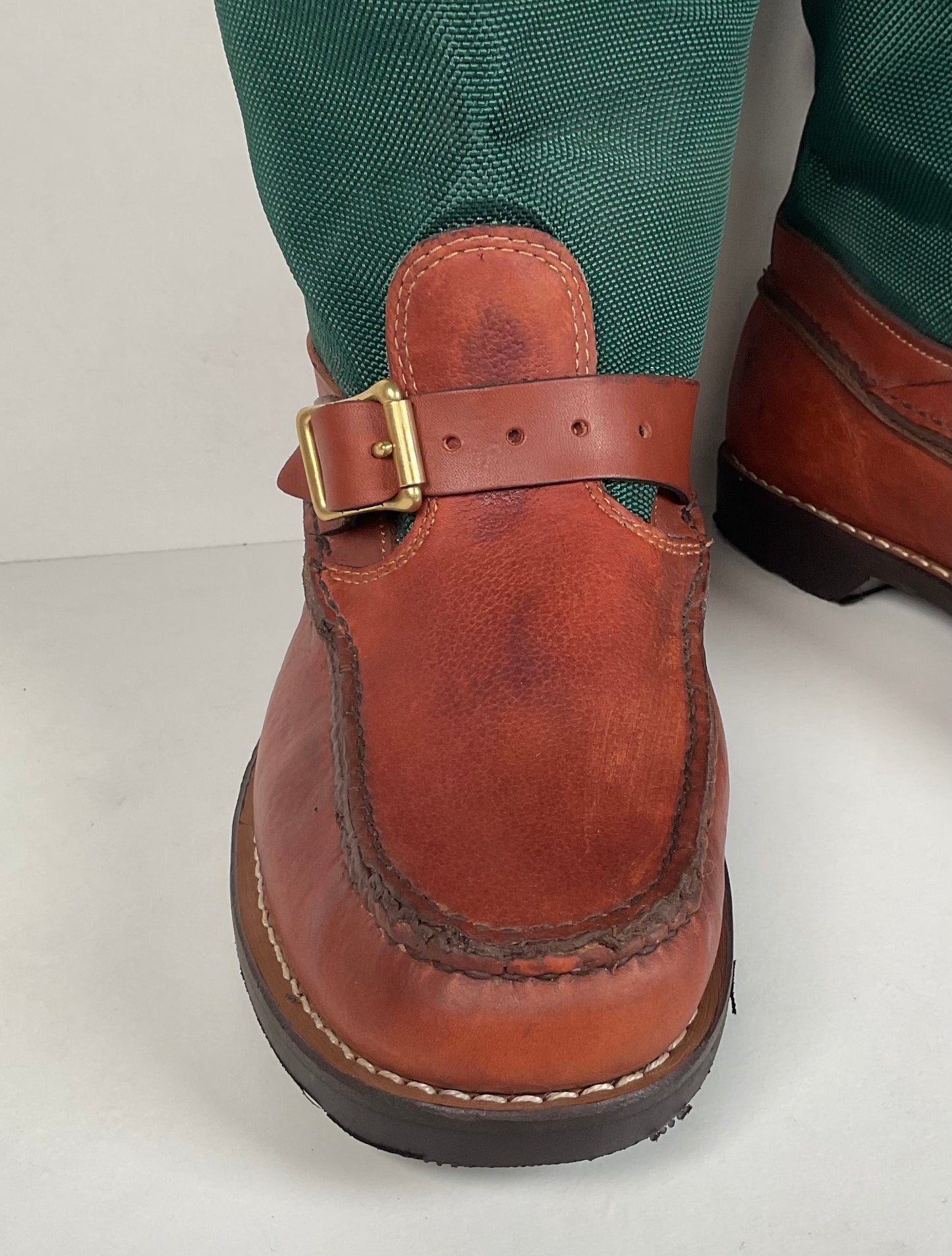 Vintage Gokey Botte Sauvage Snake Boots | Green Canvas | Men’s 13.5 D