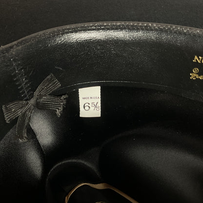 Vintage Milano Larry Mahan Cowboy Hat 6 5/8 Ridgetop Black 5X USA Made