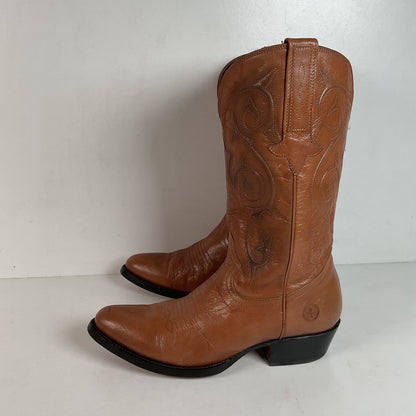 Montana Goat Skin Cowboy Boots | Brown | Men’s 8.5 D