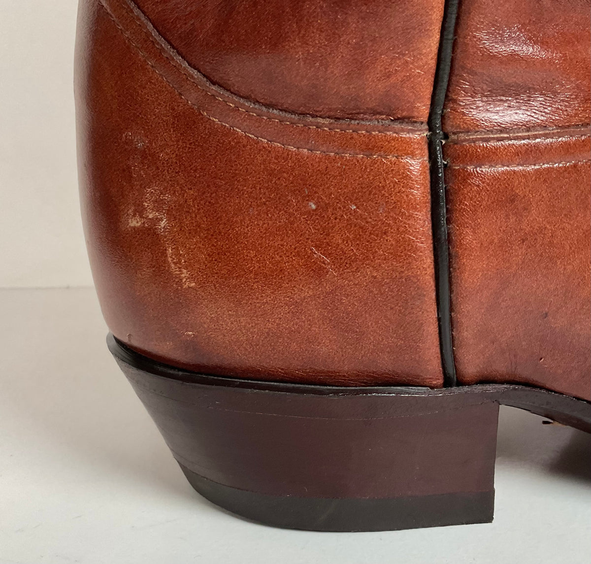 Vintage Tony Lama Chocolate Cow Cowboy Boots | Gold Label | Men’s 11 D