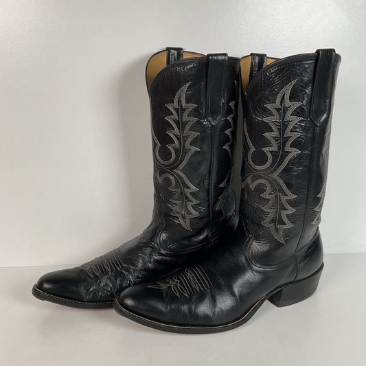 Vintage Rios of Mercedes Cowboy Boots | Classic Black | Narrow | Men’s 13 B