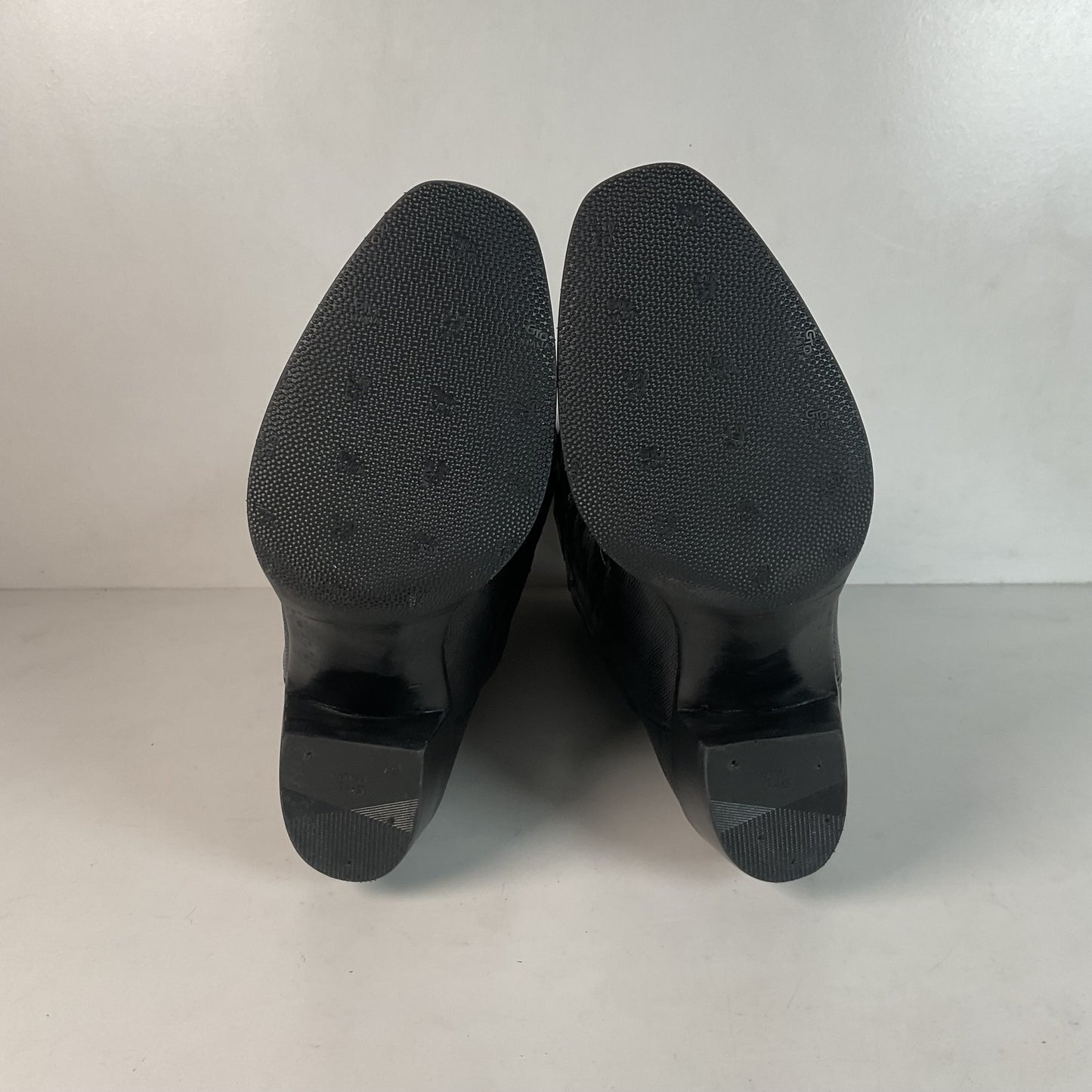 Recrafted Lucchese Teju Lizard Cowboy Boots 8.5 D Old Label Classic Black