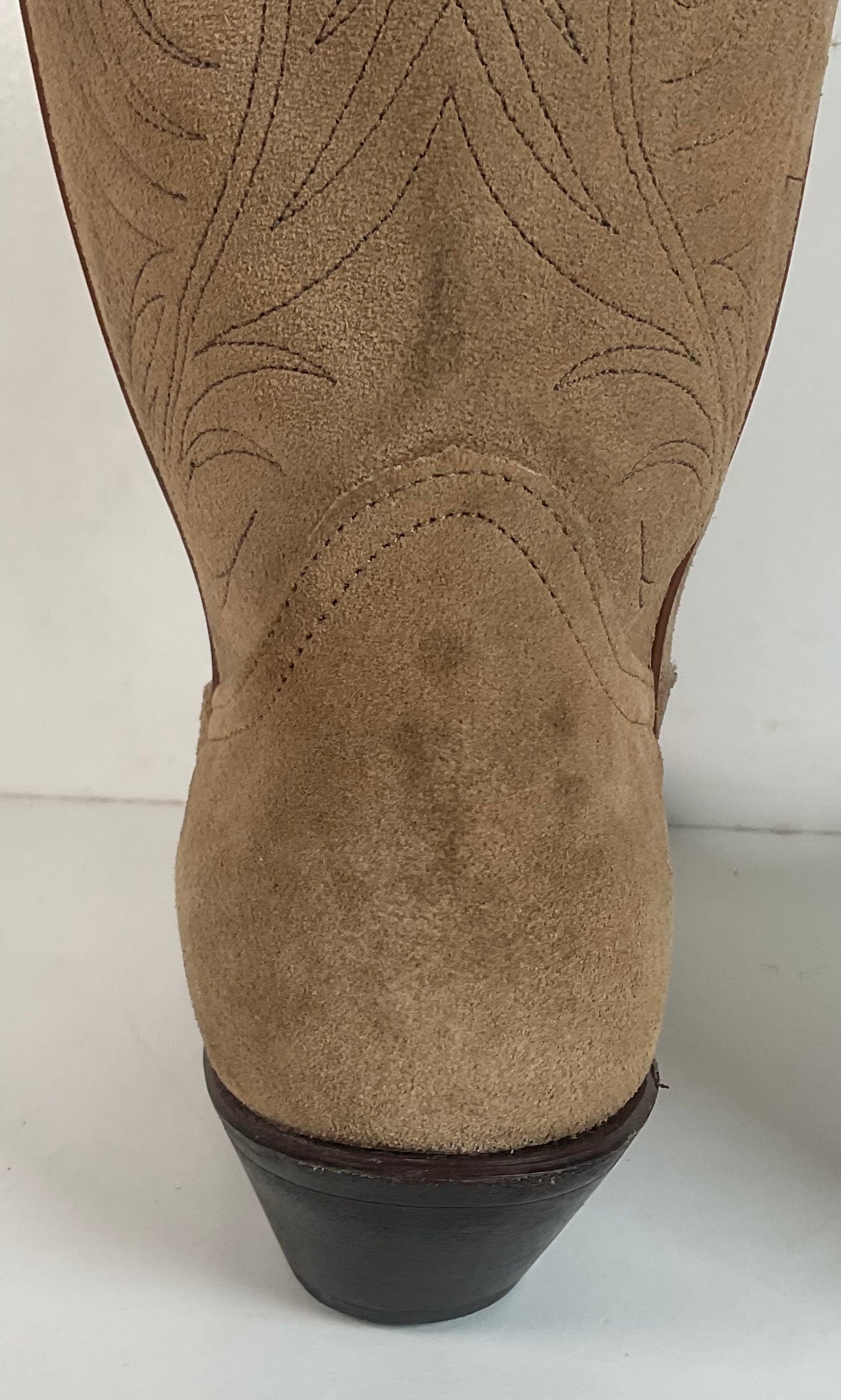 Vintage Women’s Rough Out Suede Cowgirl Boots 8 M USA Made