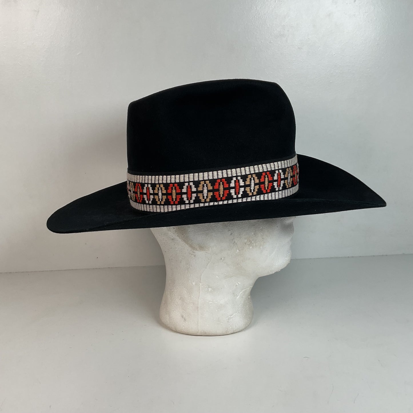 Vintage Sears Western Wear Cowboy Hat 7 1/8 Native Southwestern Headband