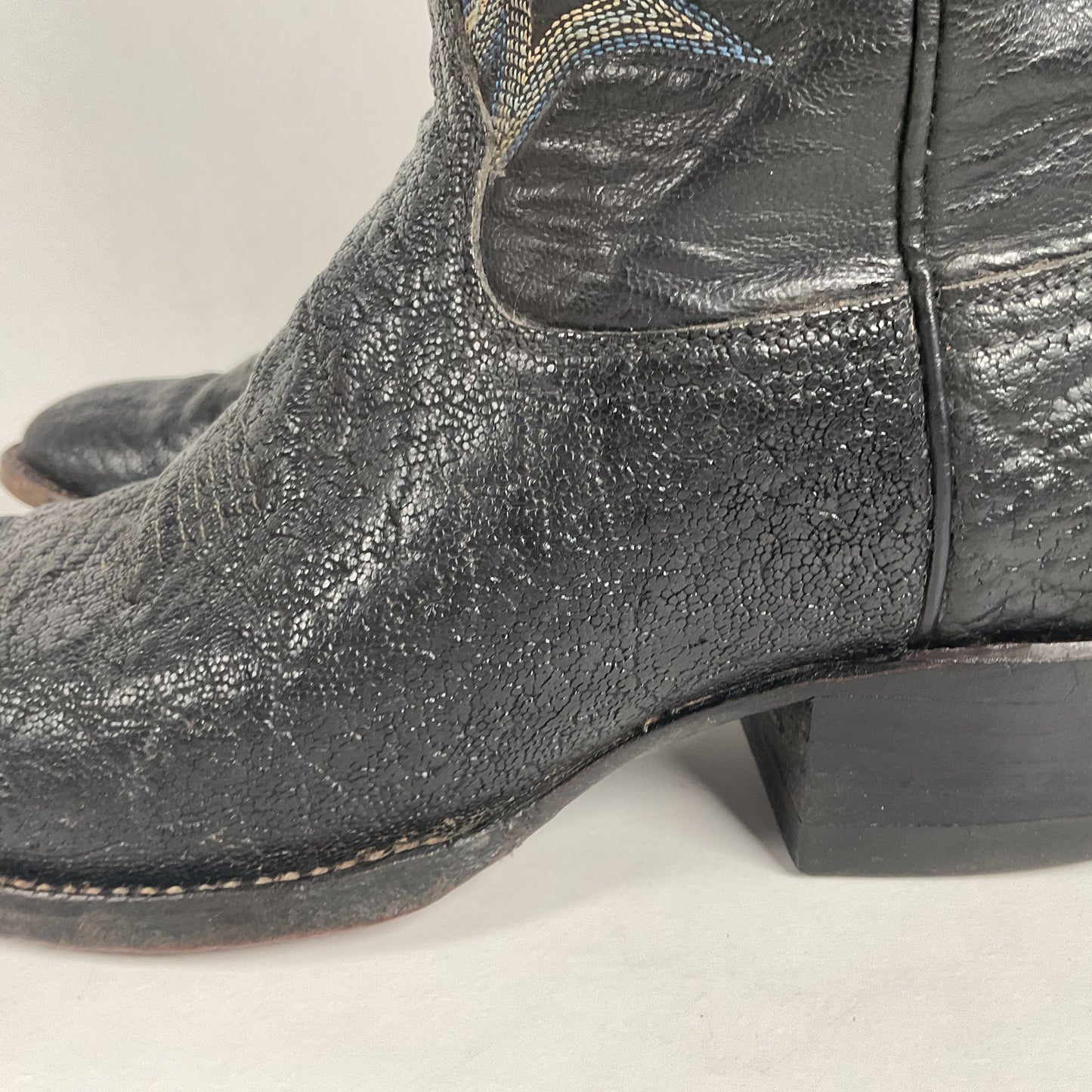 Vintage Tony Lama Cowboy Boots | Nocona Belt | Safari | Gold Label | Men’s 10 D