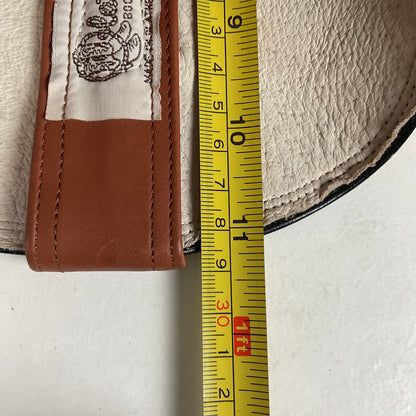 Olathe Brown Mule Cowboy Boots 9.5 D USA Made