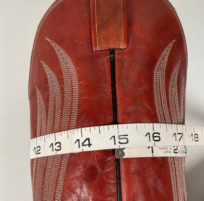 Vintage Tony Lama Chocolate Cow Cowboy Boots | Gold Label | Men’s 8 | Women’s 9